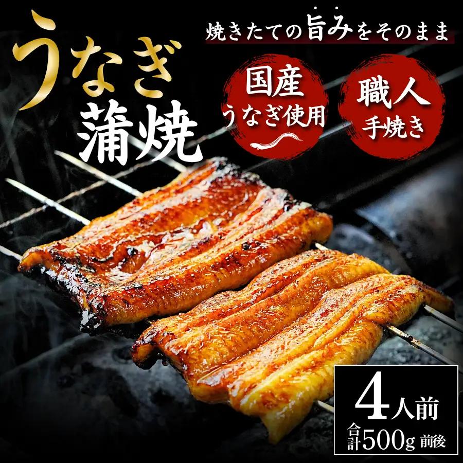 うなぎ 国産 蒲焼 4人前  うなぎ