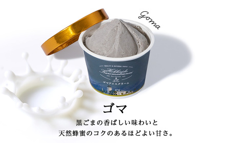 【定期便12カ月】アイスクリーム 15個セット（バニラ・ミルク・ゴマ3種×各5個）工場直送 アイス カップ 食べ比べ 贈り物