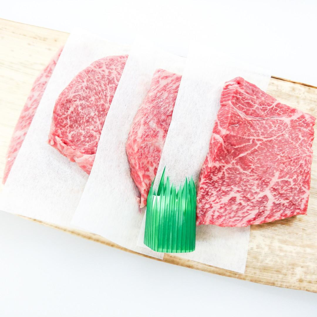 
                  牛肉 近江牛 A4等級以上 モモステーキ 4枚 380g
                