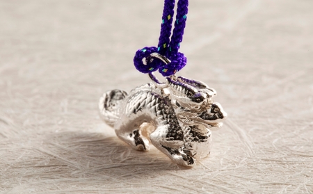 [銀製] 干支根付 辰