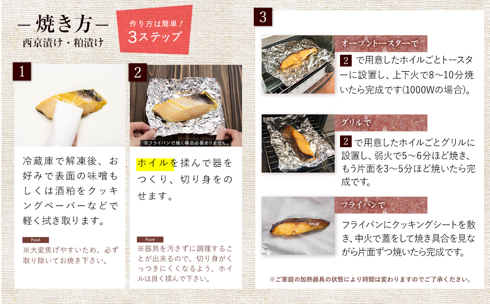 銀たら粕漬け　8切れ(2切れ×4パック)_イメージ4