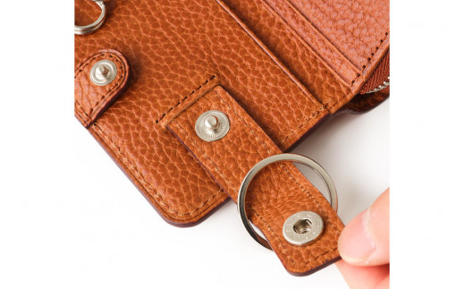 SOMES GL-03 キー＆コインケース ブラウン [ソメスサドル 北海道 砂川市 12260313] ギャロップ 本革 牛革 メンズ ソメス 革 レザー 革製品 財布 さいふ サイフ キーケース 