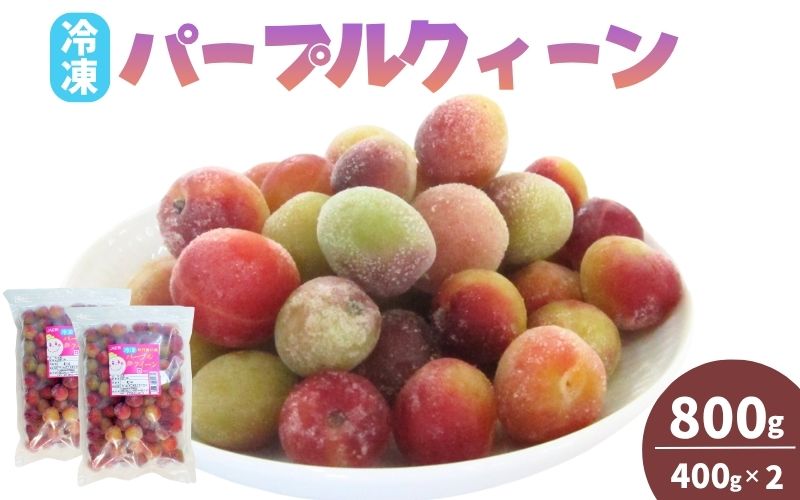 冷凍パープルクィーン 800g（400g×2） / 紀州南高梅 南高梅 青梅 梅 ウメ うめしごと 紀州 梅酒 梅ジュース 梅シロップ 和歌山県 田辺市 【kng030】