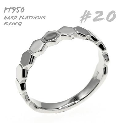 ふるさと納税 大月市 PT950ハードプラチナ　地金デザインリング　R3769-PP2 #20