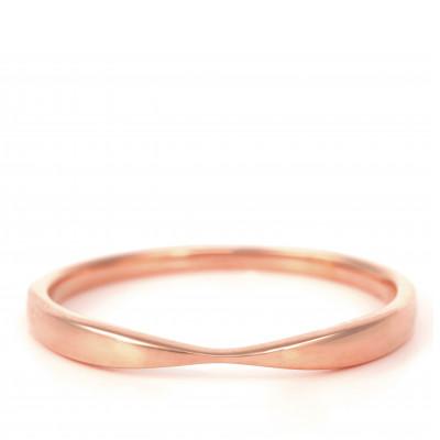 ふるさと納税 富士川町 K18PG 地金デザインリング　R3939-R #9 |  | 02