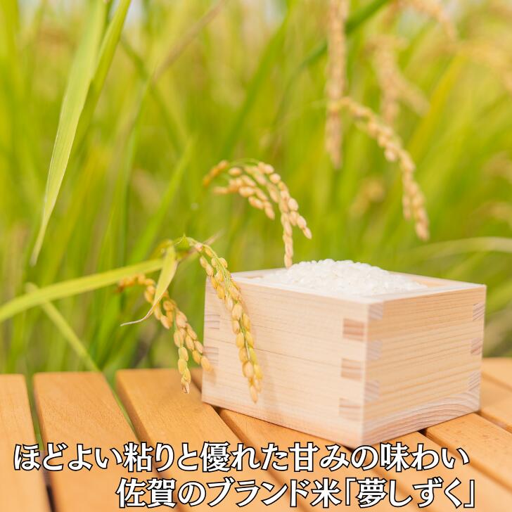 令和7年 佐賀県産夢しずく 白米12kg：B300-045_イメージ2