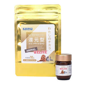 還元型コエンザイムQ10 わたしのチカラ  ANIMAL WELIVE （アニマルウィリブ） 10g×2袋【サプリメント 健康食品 ストレス緩和 兵庫県 高砂市】