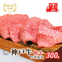 【ふるさと納税】【最短7日以内発送】 神戸ビーフ 神戸牛 牝 特選焼肉 300g 川岸畜産 冷凍 肉 牛肉 すぐ届く　【 お肉 牛肉 和牛 食材 グルメ ブランド牛 日本産 国産 夕飯 晩御飯 夜ごはん 】