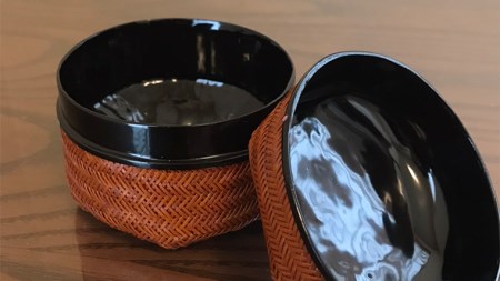 【限定1品】竹工芸品 平棗 工芸品 竹製品 限定 [BF001sa]
