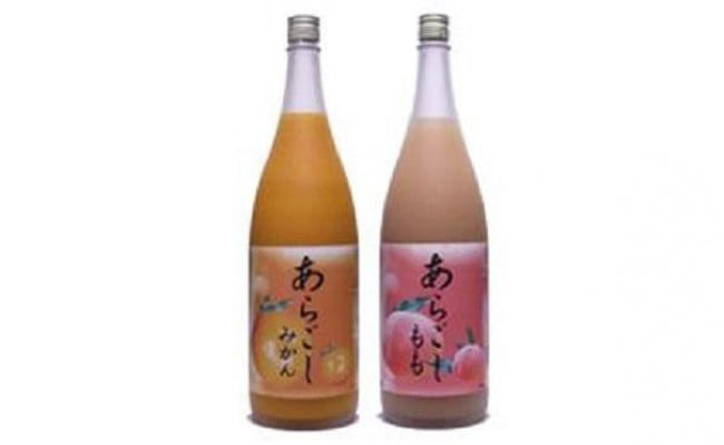 
あらごしみかん & 桃 菊水酒造 1800ｍL ２本セット
