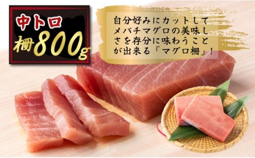 天然メバチマグロ 【 中トロ 】800ｇ（柵） メバチマグロ めばちまぐろ めばち メバチ まぐろ マグロ 鮪 サク 柵 中トロ 天然 天然まぐろ 天然マグロ 刺身 お刺身 食べ比べ 海鮮丼 丼 魚 