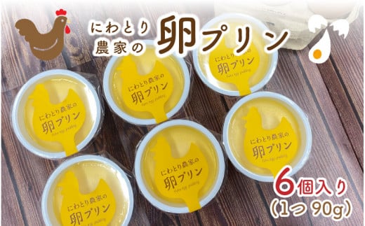 にわとり農家のたまごプリン 6個セット 【たまごプリン ぷりん 卵 洋菓子 おかし お菓子 スイーツ デザート 洋菓子 おやつ 濃厚 ギフト 美味しい 人気 お歳暮 敬老の日 お中元 夏ギフト】レビューキャンペーン実施！ [A-4938]
