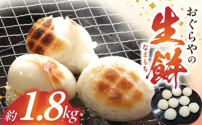 
                  おぐらやの 生餅 1.8kg【モチ 餅 もち お餅 おもち 小餅 こもち 正月餅 お正月餅 無添加 つきたて 生餅 ヒヨク餅 お歳暮 餅まき 焼き餅 きな粉餅 お雑煮 年末 年始】_B6008
                