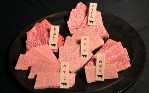 
            神戸牛 焼肉 希少部位食べ比べ5種 ミスジ ヒウチ 三角バラ トウガラシ マルシン 400g 800g 1200g 選べる容量
          