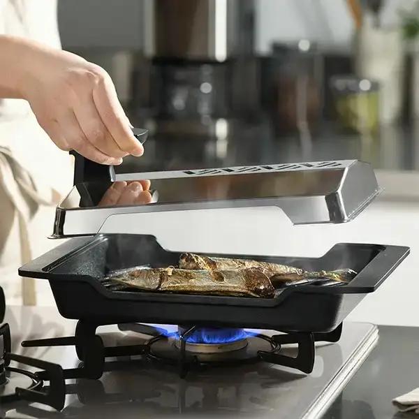 大人の焼魚 IH対応(IH200V) 炭グリル 調理器具 キッチン用品 