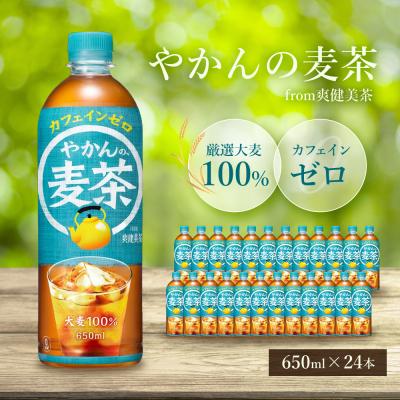 ふるさと納税 三原市 やかんの麦茶 from 一(はじめ)PET 650ml　24本セット[014-005]