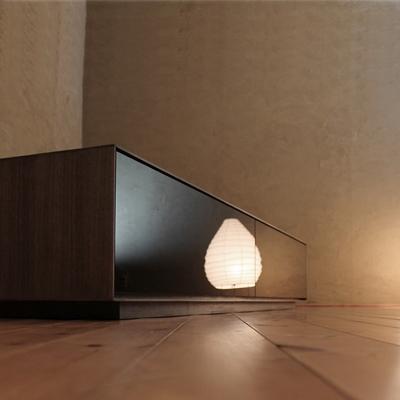 ふるさと納税 大川市 テレビボード　Minusion-wa210　210cm　大川市　ウォールナット　WAプラス |  | 02