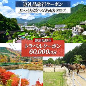 那須塩原市 後から選べる旅行Webカタログで使える！旅行クーポン（60,000円分）旅行券 宿泊券 ns124-008