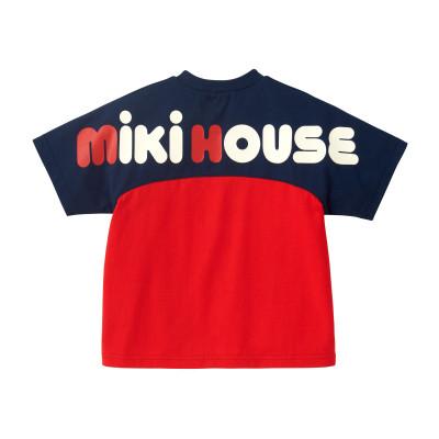 ふるさと納税 藍住町 ミキハウス　バックロゴ半袖Tシャツ 120cm |  | 01