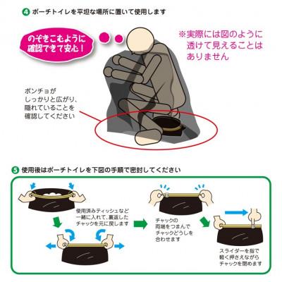 ふるさと納税 柏原市 防災ポンチョトイレ 5回分 |  | 02
