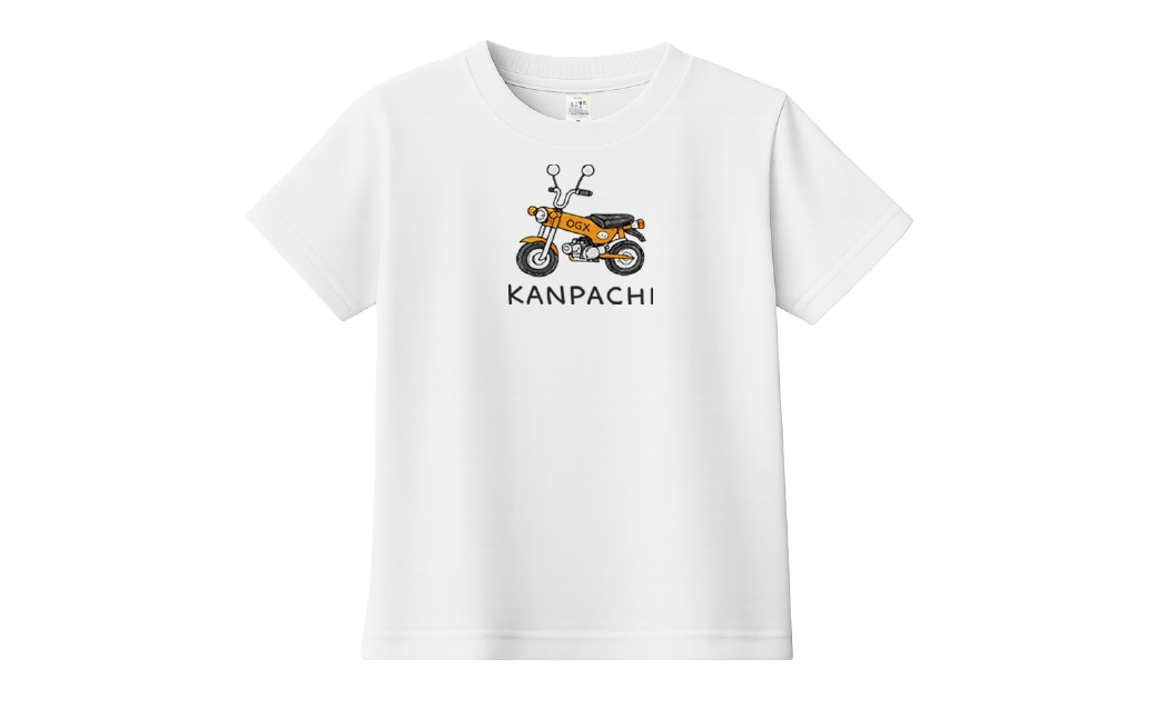 荻窪KANPACHIバイクキッズTシャツ01