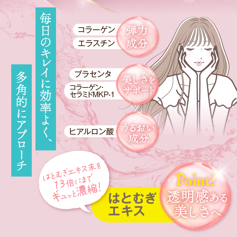 DHCなめらかハトムギplus 30日分 2ヶ月分セット（a1331）