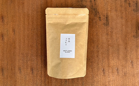 挽きたて直送【ブレンド×デカフェ】ウェットランドブレンド（粉）100g デカフェ（粉）100g 飲み比べセット セット コーヒー 珈琲 挽きたて 焙煎 F4F-4768