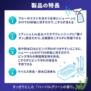 【ふるなびWEEK対象】ルックプラス　バスタブクレンジング銀イオンプラス（詰め替え大×6個）おふろ用 詰替 風呂 日用品 消耗品 お風呂用洗剤 バスタブ洗剤 詰め替え用 銀イオン配合 除菌