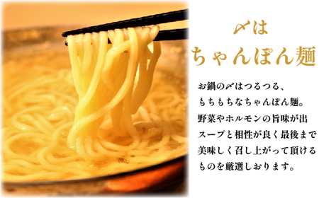 2W1-S　六蔵　博多白もつ鍋セット　２～３人前