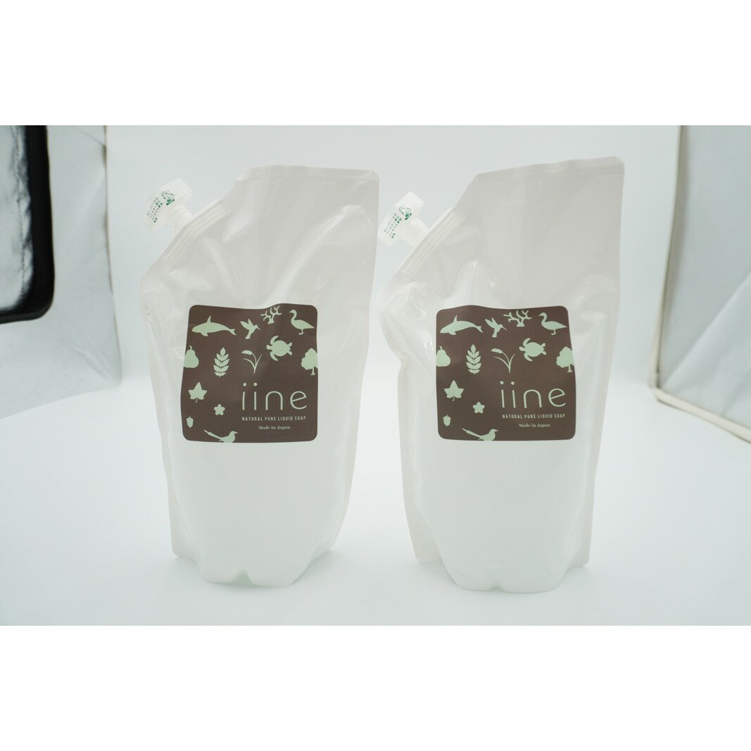 【ふるさと納税】いいね せっけん（つめかえ用・700g）×2パック 東京 新宿 せっけん 詰め替え用 液体 国産 寝具 衣類 食器 ベビー用品 浴室 石鹸 肌に優しい 敏感肌 天然由来 洗浄 0038-006-S07