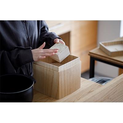ふるさと納税 高岡市 RICE STOCKER(ライスストッカー) 米びつ 2kg用 総国産桐使用 天然蜜蝋仕上げ