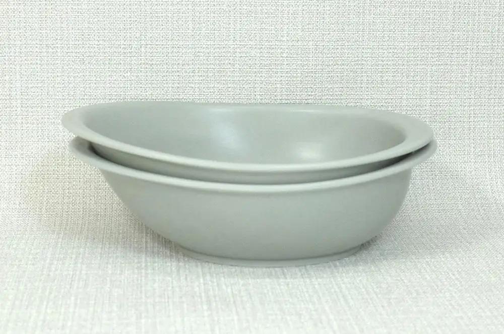 【波佐見焼】 18×13.5×5.5cm楕円オーブン鉢2個組GRM【西海陶器】2 37659｜波佐見焼 陶器