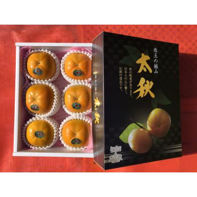 ふるさと納税 宇土市 【ギフト用】太秋柿 約2kg(5L大玉 5〜6玉) |  | 01