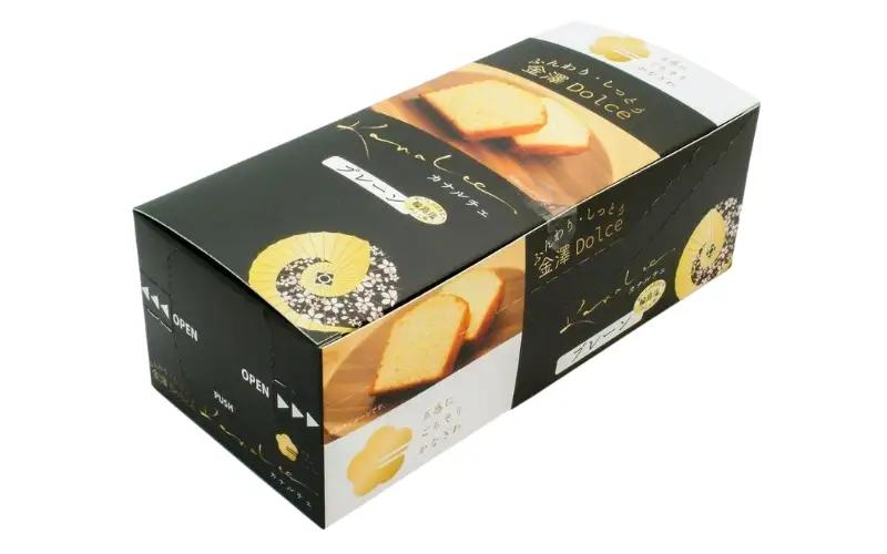 茶菓子 金澤兼六製菓カナルチェプレーンケーキ1ケース（10個入/箱×6箱×1ケース）【cntr0001-1】