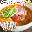 【ふるさと納税】 熊谷商店 かっぱラーメン2食入 (トマト味) 10袋