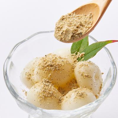 ふるさと納税 高石市 黒ごまきな粉君400g×4袋と大麦若葉入り黒ごまきな粉君200g×4袋のセット |  | 01