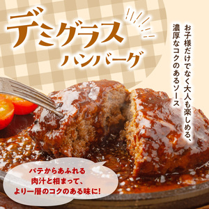 デミグラスハンバーグ・和風おろしハンバーグセット各160g×6個 A05071
