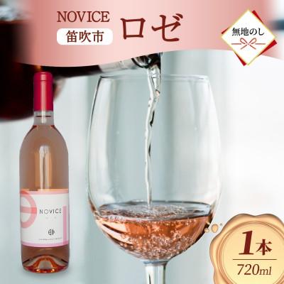 ふるさと納税 笛吹市 【無地熨斗】ロゼワイン NOVICE ロゼ 720ml フルボトル 日川中央葡萄酒 山梨県笛吹市