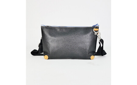 TENT BAG MORGAN.01　防水ショルダーバッグ【ブラック】