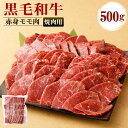 【ふるさと納税】鹿児島黒毛和牛 赤身モモ肉 焼肉用 500g お肉 牛肉 モモ 赤身 もも肉 和牛 黒毛和牛 冷凍 国産 九州産 鹿児島産 送料無料