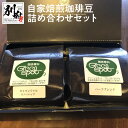 【ふるさと納税】自家焙煎 コーヒー豆 詰め合せ セット 180g × 2種類 飲み比べ 挽き豆 ブレンド キリマンジャロ マイルド 飲みやすい 美味しい コーヒー ドリップコーヒー 飲料 ドリンク ギフト のし対応可 グリーンスポット お取り寄せ 大分県 別府市 送料無料