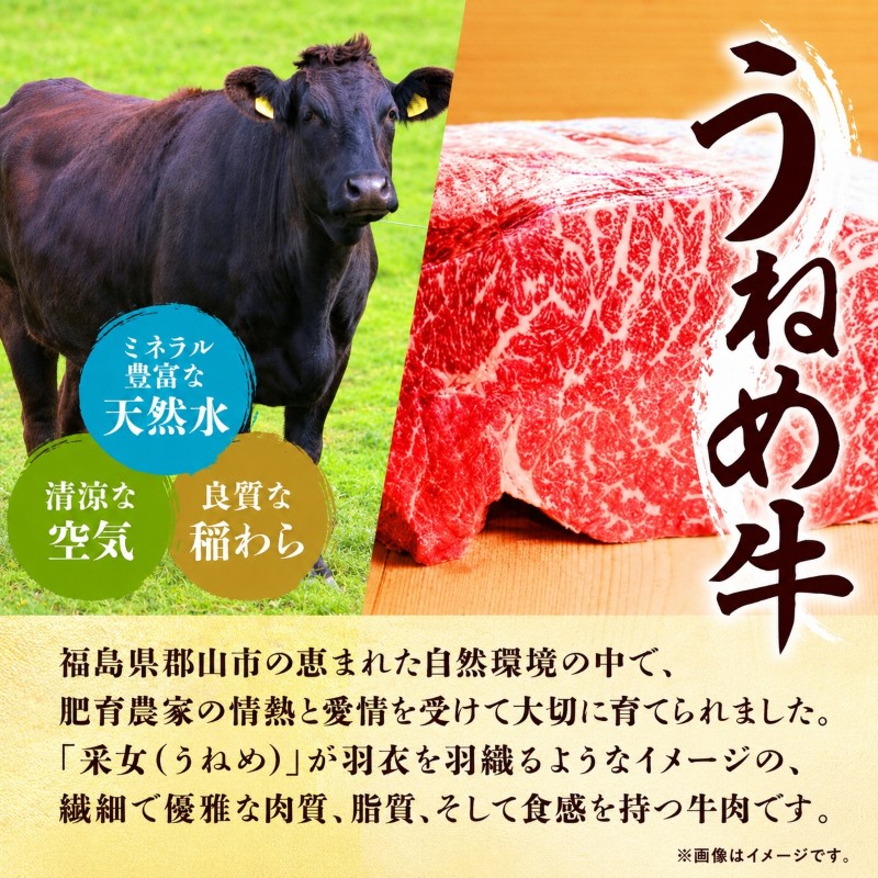 A5等級 うねめ牛 牛もも ローストビーフ 300g タレ付 黒毛和牛 牛肉 お肉 雌牛 和牛 国産 モモ もも 赤身 肉厚 熟成 手作り 料理 A5 お取り寄せ 人気 希少 高評価 贈答 プレゼント ギフト 冷凍 さくらやフーズ 福島県 郡山市