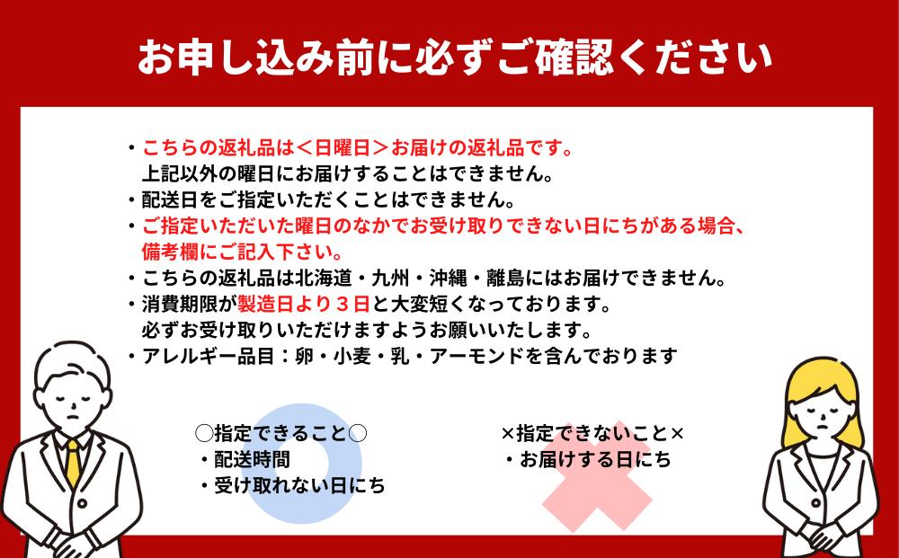 【日曜日着】でっかいシュークリーム 2個入