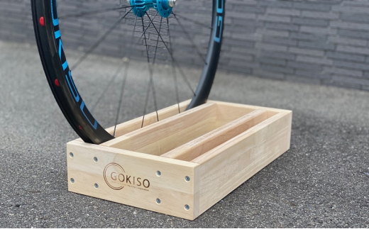 
            [№5830-0396]【GOKISO】木製ホイールスタンド
          