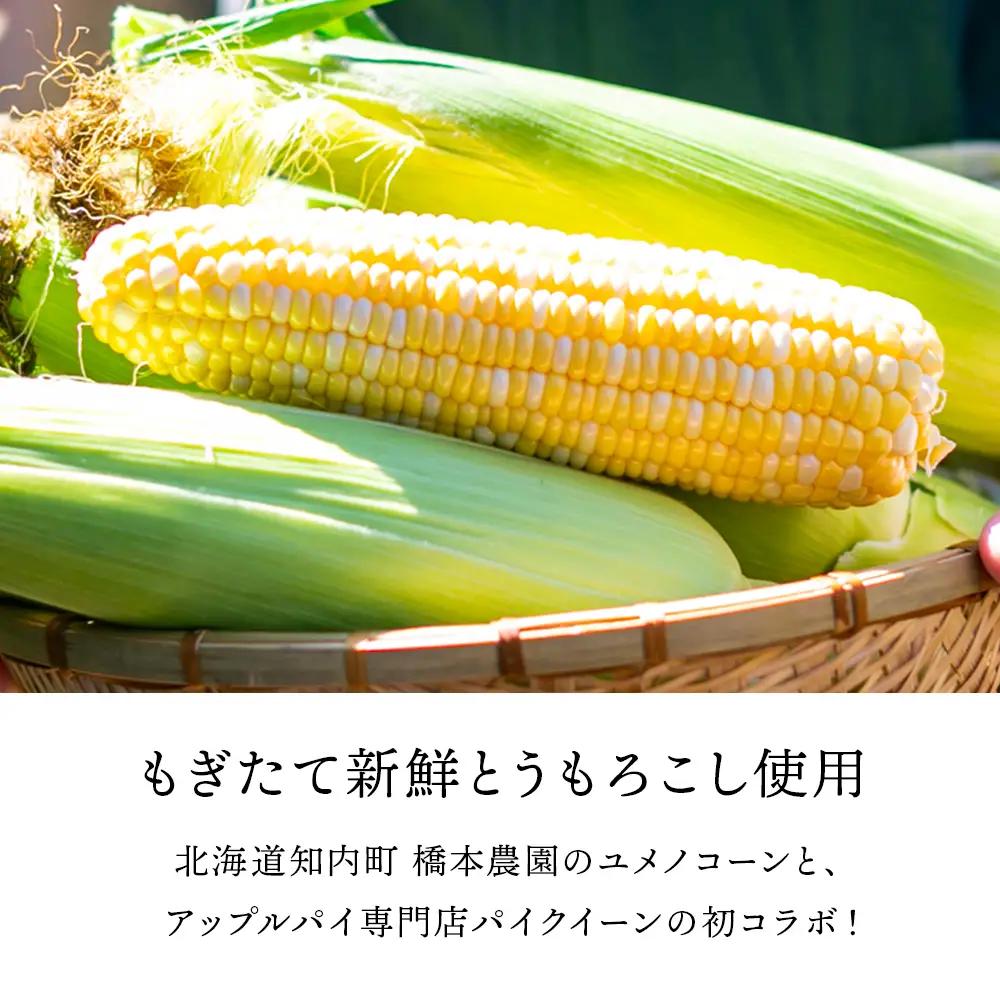 北海道知内町 橋本農園産ユメノコーンのとうきびパイ9個入