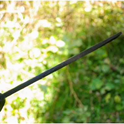 ふるさと納税 南国市 曲がり焚き火鉈 黒両刃【黒ツバ輪】[柄角度/標準型] |  | 03