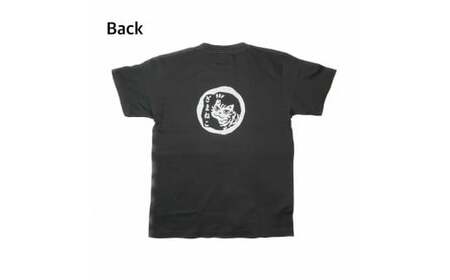 【カーキ×Lサイズ】ざまねこオリジナルTシャツ＆ステッカー※着日指定不可