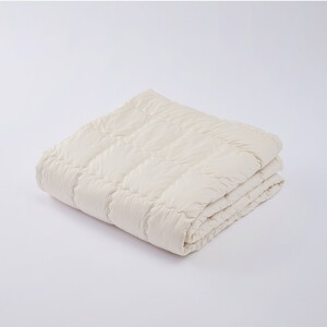 洗えるウール100％  羊毛肌掛け布団 ダブル｜寝具 布団 掛け布団 肌掛け布団 ダブル オールシーズン寝具 1年中使える布団 洗える布団 天然素材 吸湿 保温  サテン 泉大津市 