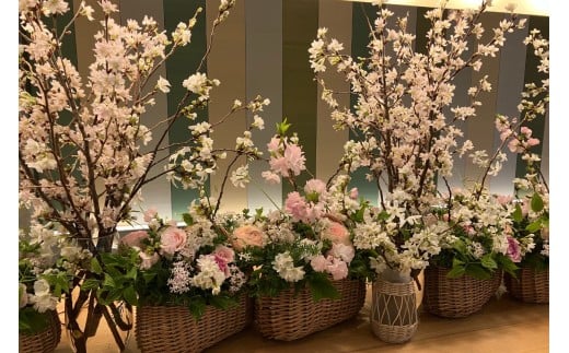 「MAKOTO OKUDOMI」フラワーアレンジメント空間演出プラン　ご利用チケット（30万円分） 【お花 インテリア チケット お祝い 御礼 母の日 贈り物】