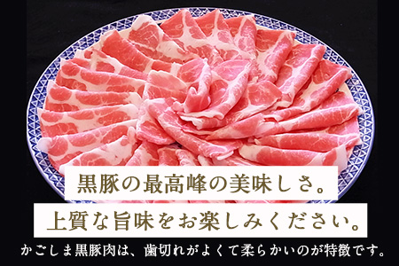 あごだしで食べる かごしま黒豚しゃぶしゃぶ 4人前 500g 独楽 送料無料《30日以内に出荷予定(土日祝除く)》